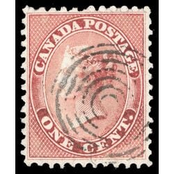 canada stamp 14 queen victoria 1 1859 U VF 118