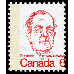 canada stamp 591 lester b pearson 6 1973 M NH 022