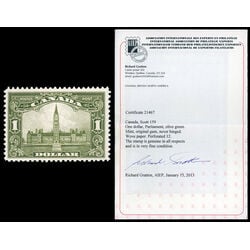 canada stamp 159 parliament building 1 1929 M VFNH 092
