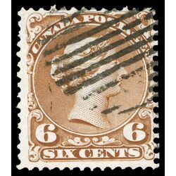 canada stamp 27v queen victoria 6 1868 U F 005