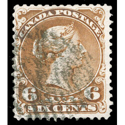 canada stamp 27v queen victoria 6 1868 U F 006