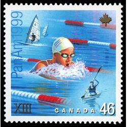 canada stamp 1803 swimming 46 1999