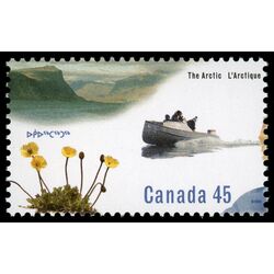 canada stamp 1575 arctic poppy cargo canoe 45 1995