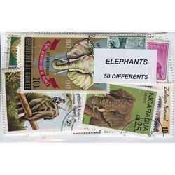elephants on stamps