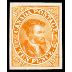 canada stamp 7tciii jacques cartier 10d 1855