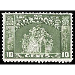 canada stamp 209 loyalists statue 10 1934 M VFNH 056