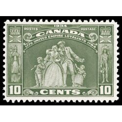 canada stamp 209 loyalists statue 10 1934 M VFNH 057