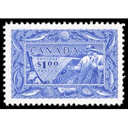 canada stamp 302 fisherman 1 1951 M VFNH 059