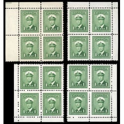 canada stamp 249 king george vi in navy uniform 1 1942 CB SET 044