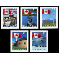 canada stamp 2135 9 flags 2005