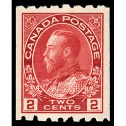canada stamp 124 king george v 2 1913 M XF 052