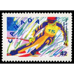 canada stamp 1403 alpine skiing 42 1992