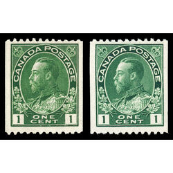canada stamp 131 king george v 1 1915 M VF 008