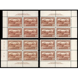 canada stamp 268 eastern farm scene 8 1946 PB SET %232 024