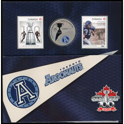 cfl teams stamp and coin set toronto argonauts
