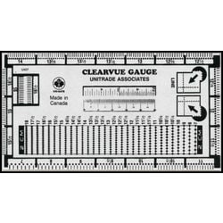 uni safe clearvue gauge