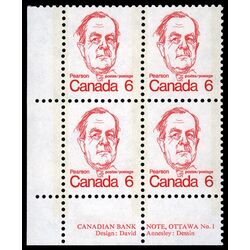 canada stamp 591iii lester b pearson 6 1973 PB LL %231