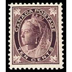 canada stamp 73 queen victoria 10 1897 M F VFNH 044