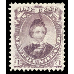 newfoundland stamp 32 edward prince of wales 1 1869 M VF 020