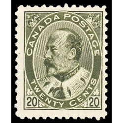 canada stamp 94 edward vii 20 1904 M F VF 033