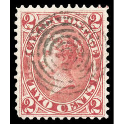 canada stamp 20 queen victoria 2 1859 U VF 090