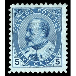 canada stamp 91 edward vii 5 1903 M F VFNG 055