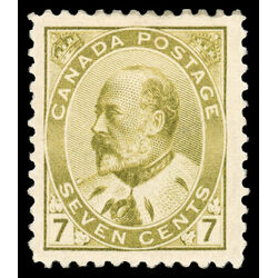 canada stamp 92ii edward vii 7 1903 M VF 012