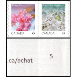 canada stamp 3530i cherry blossoms 2 48 2026 M VFNH %235