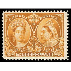 canada stamp 63 queen victoria diamond jubilee 3 1897 M F VF 074