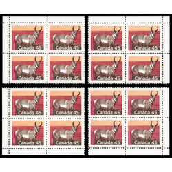 canada stamp 1172d pronghorn 45 1990 CB SET