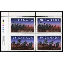 canada stamp 1250ii canadian infantry regiments 1989 PB SET 006
