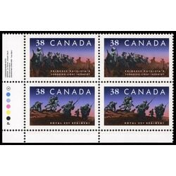 canada stamp 1250ii canadian infantry regiments 1989 PB SET 006