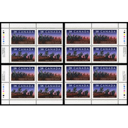 canada stamp 1250ii canadian infantry regiments 1989 PB SET