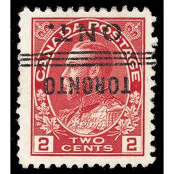 canada stamp 106xx king george v 2 1911 U VF 003