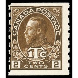 canada stamp mr war tax mr7 war tax coil 1916 M VG FNH 015