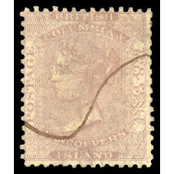 british columbia vancouver island stamp 2 queen victoria 2 d 1860 U F 032