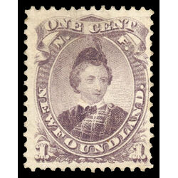 newfoundland stamp 32 edward prince of wales 1 1869 M F VFOG 021