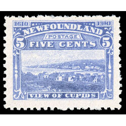 newfoundland stamp 91a view of cupids 5 1910 M F VFNH 004