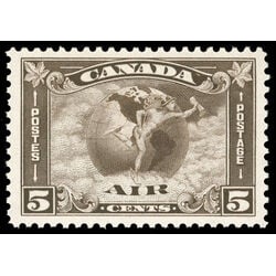 canada stamp c air mail c2 mercury with scroll in hand 5 1930 M XFNH 036