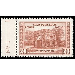 canada stamp 243 fort garry gate winnipeg 20 1938 M VFNH 045