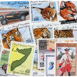 somalia stamp packet