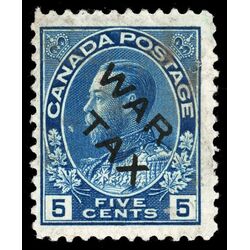 canada stamp mr war tax mr2b war tax 5 1915 U F VF 048