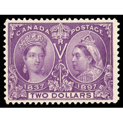 canada stamp 62 queen victoria diamond jubilee 2 1897 M F VF 096
