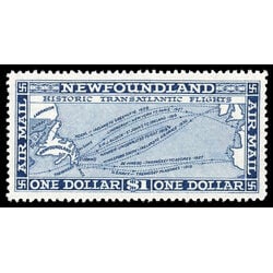 newfoundland stamp c8 historic transatlantic flights 1 00 1931 M VFNH 014