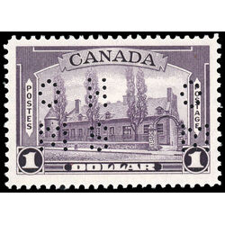 canada stamp o official o10 245 chateau de ramesay 1 00 1938
