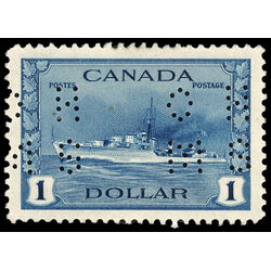 canada stamp o official o10 262 destroyer 1 00 1942 M VF 001
