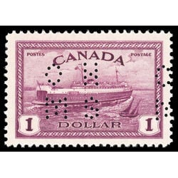 canada stamp o official o10 273 train ferry 1 00 1946