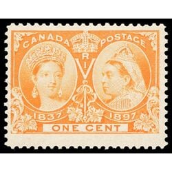 canada stamp 51 queen victoria diamond jubilee 1 1897 M F VFNH 060