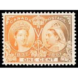 canada stamp 51 queen victoria diamond jubilee 1 1897 M F VFNH 061