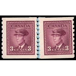 canada stamp 266re pa king george vi 1943